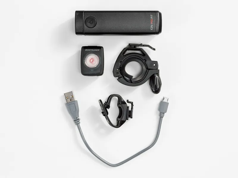 Bontrager Ion Pro RT/Flare RT Rechargeable Cycling Light Set in Black-4